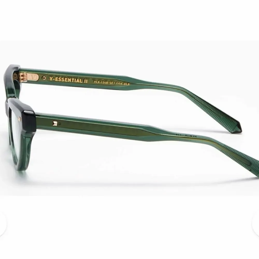 New! Valentino Green Women's Eyeglasses, V ESSENTIAL II VLX 124B, Authentic